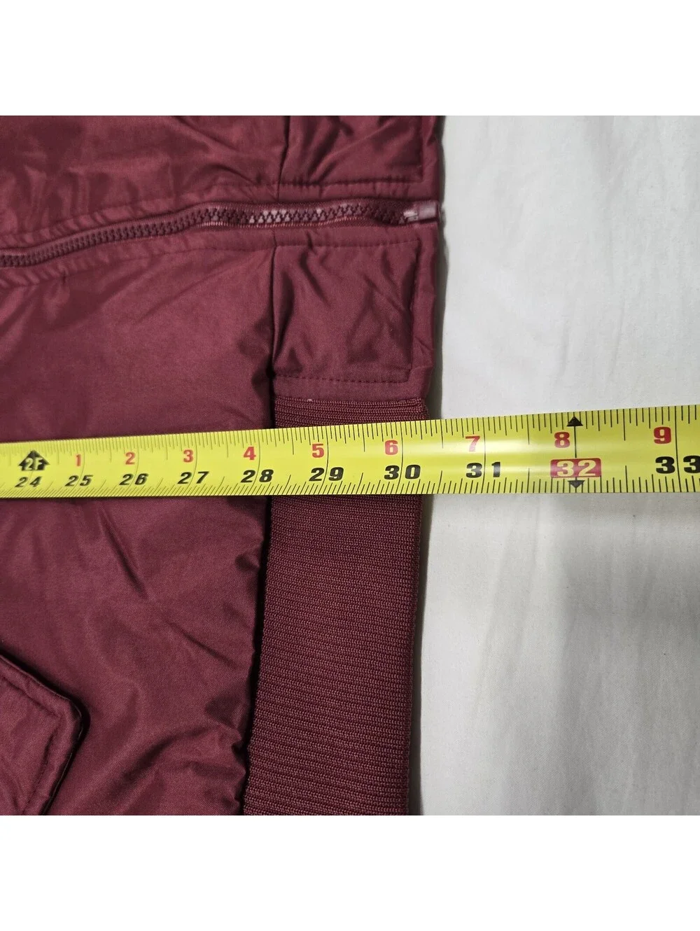 NWT Men's XXL Primitive Skateboarding Bomber Jacket Burgundy Zip Up Flight Coat - Picture 13 of 13